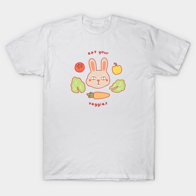 Veggie Bun v2 T-Shirt by krowsunn